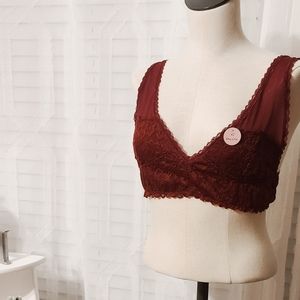 Burgundy Bralette